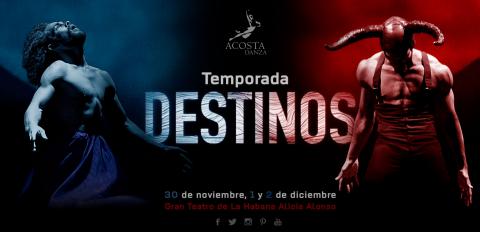 Acosta danza estrenará su temporada “destinos” en el gran teatro de la habana alicia alonso