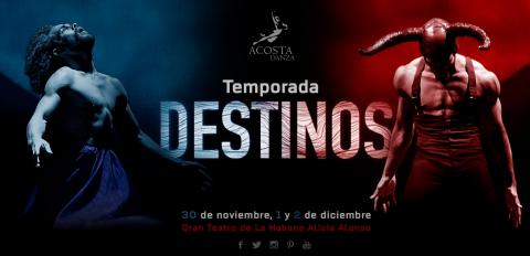 Acosta danza estrenará su temporada “destinos” en el gran teatro de la habana alicia alonso